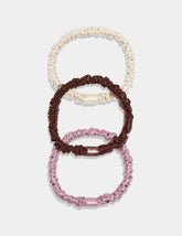 Silk Mini Scrunchies 3-Pack