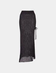 Crochet-Knit Beach Skirt