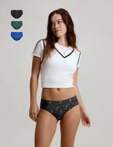 Teen Light Leakproof No-Show Bikini 3-Pack - Last Call