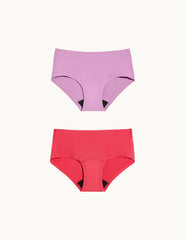 Teen Light Leakproof No-Show Boyshort 2-Pack - Last Call