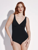 Leakproof Deep V One Piece Swimsuit - Long Torso