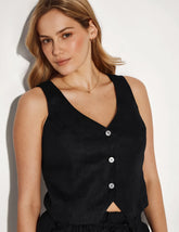 Linen Poolside Tank