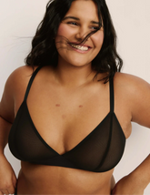 Mesh Deep V Bra