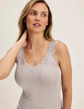 Pointelle Lace Tank