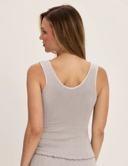 Pointelle Lace Tank