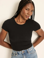 SculptRib™ Cotton T-Shirt