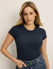 SculptRib™ Cotton T-Shirt