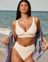 Sculpt Ruched Bikini Swim Bottom