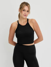 Studio Ribbed Bra Top - Last Call