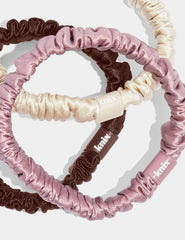 Silk Mini Scrunchies 3-Pack