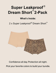Super Leakproof® Dream Short™ 2-Pack
