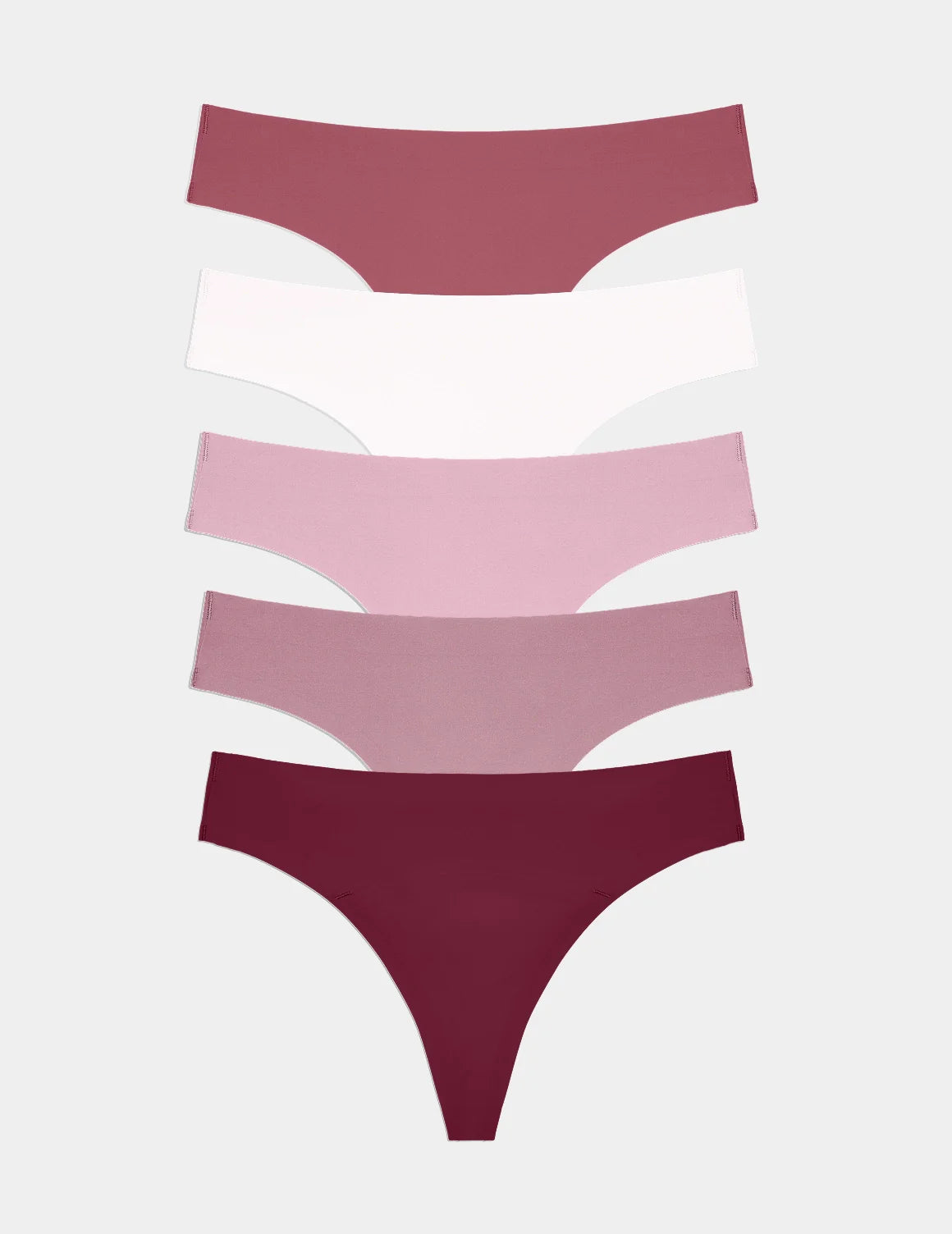 Essential No-Show Thong 5-Pack