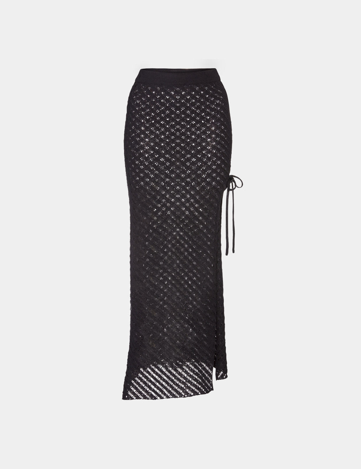 Crochet-Knit Beach Skirt