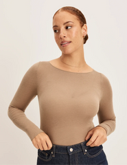 Cashmere Mist Boatneck Top