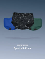 Teen Leakproof UltraThin No-Show Boyshort 3-Pack