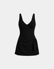 Leakproof Sculpt Deep V Swim Dress