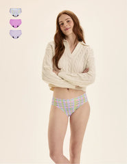 Teen Light Leakproof No-Show Bikini 3-Pack - Last Call
