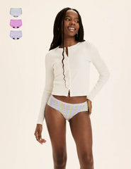 Teen Light Leakproof No-Show Boyshort 3-Pack - Last Call