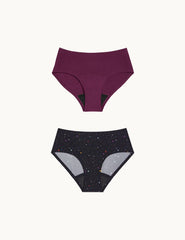 Teen Super Leakproof® No-Show Boyshort 2-Pack - Last Call