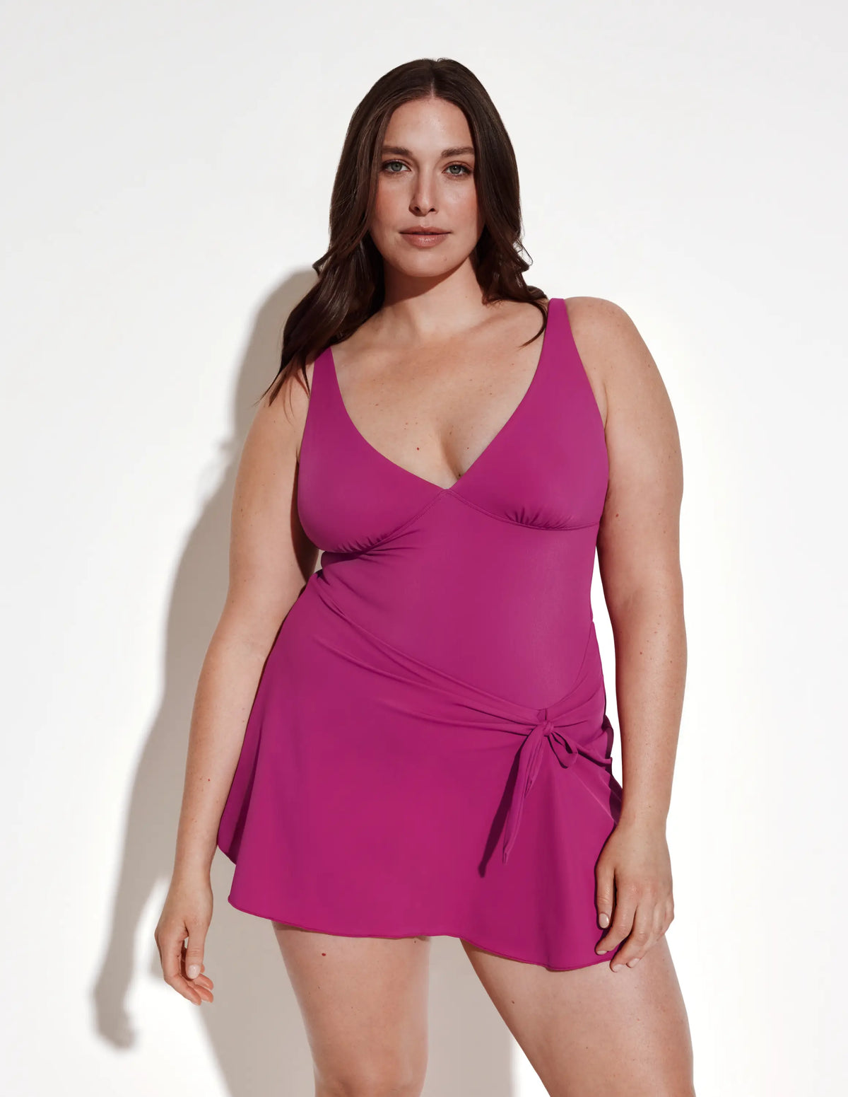 Leakproof Sculpt Deep V Swim Dress