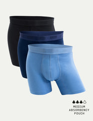 Men's Buffer Cotton Boxer Brief 3-Pack