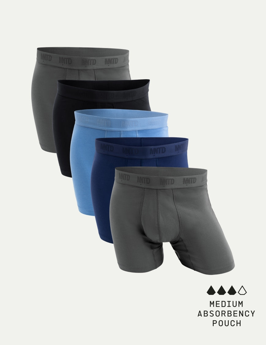 Men's Buffer Cotton Boxer Brief 5-Pack