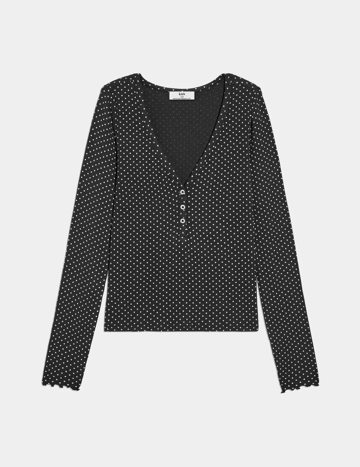 Modal Rib Long Sleeve Henley