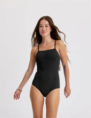 Teen Period Swim Square Neck One-Piece