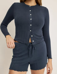 Pointelle Cardigan