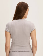Pointelle T-Shirt