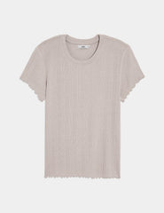 Pointelle T-Shirt