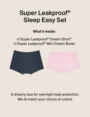 Super Leakproof® Sleep Easy Set
