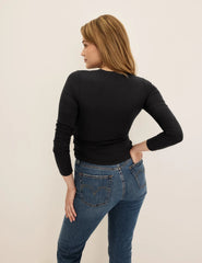 Modal Rib Long Sleeve