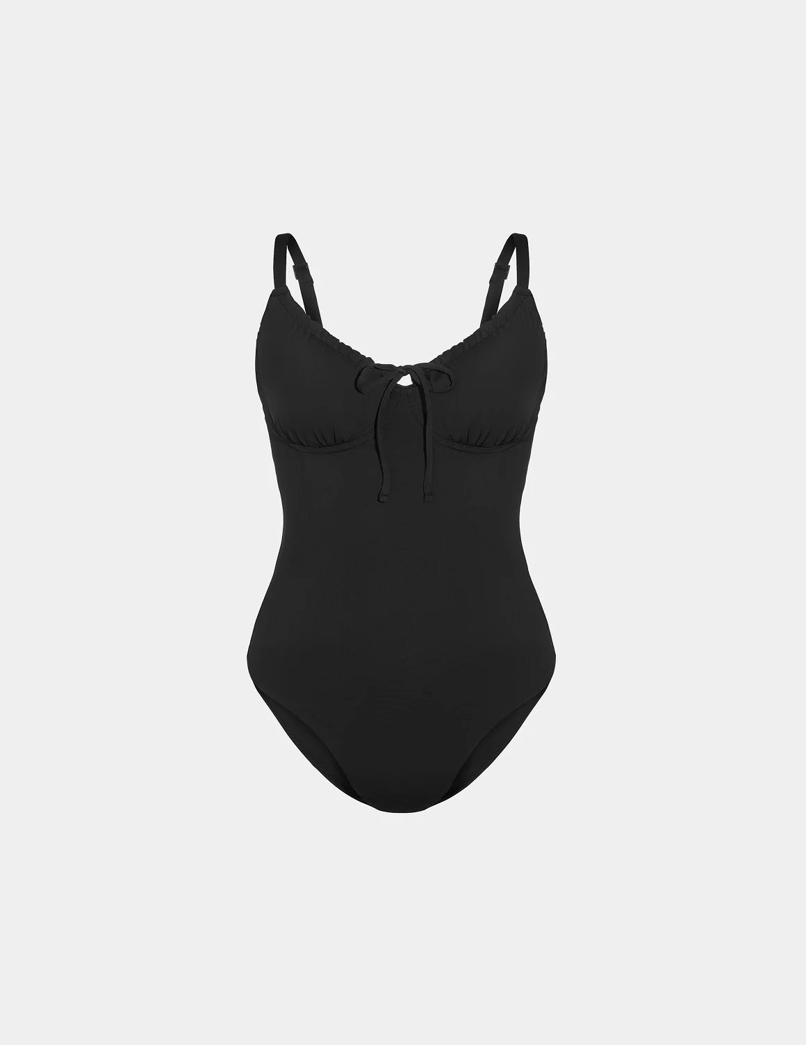 Sculpt Front Tie One Piece Swimsuit