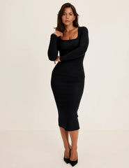 SculptRib™ Cotton Long Sleeve Top