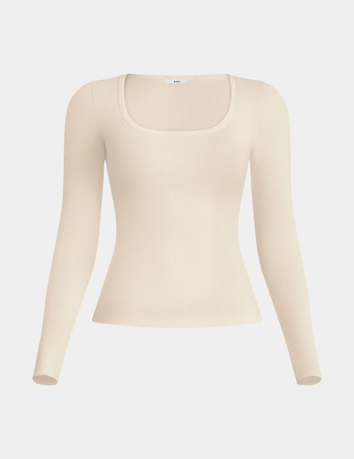 SculptRib™ Cotton Long Sleeve Top