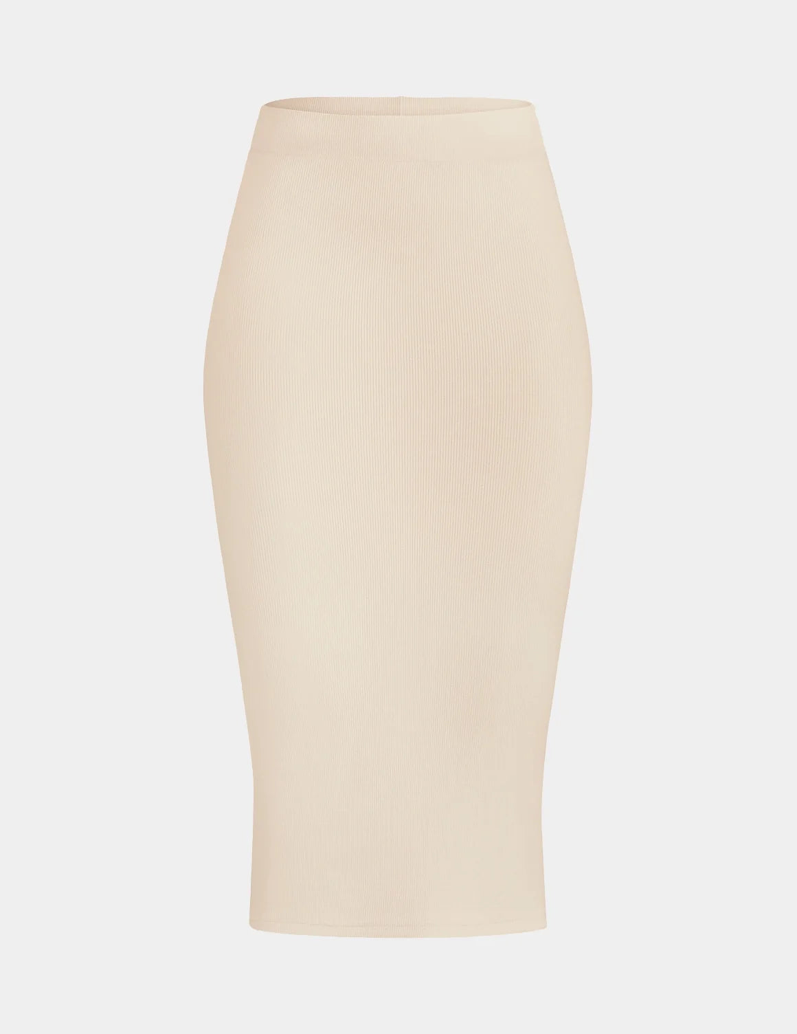 SculptRib™ Cotton Midi Pencil Skirt